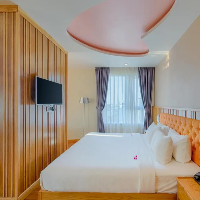 غرفة ديلوكس بسرير مزدوج بشرفة، Sea Queen Hotel 4/10