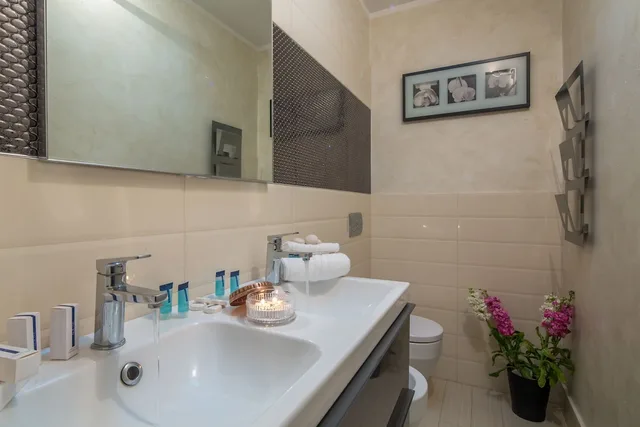 2 Bedrooms, Penthouse, 1 King and 1 Single Beds, Lake View, Sofa, Terrace, Castel Gandolfo 7/10