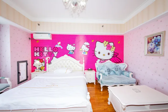 كابينة سيغنتشر بسرير كوين، Lavender Apartment -Wanda Branch 2/6