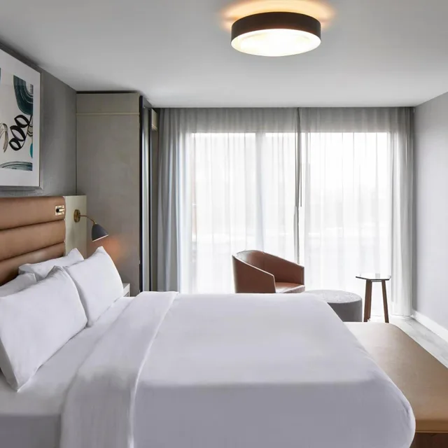 جناح بسرير كينج بإطلالة على المدينة بغرفة نوم واحدة مع أريكة، AC Hotel by Marriott Greenville 1/5