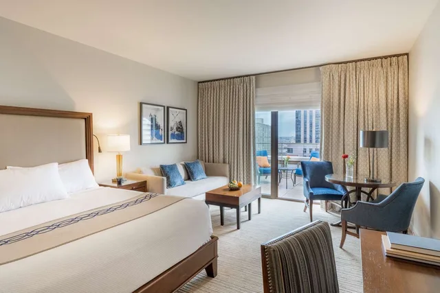 غرفة ديلوكس بسرير كينج بشرفة، Nopsi Hotel New Orleans 1/2
