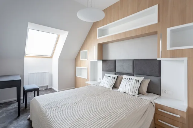 شقة ديلوكس بسريرين منفصلين بشرفة بغرفتي نوم مع أريكة، Grano Apartments 4/10