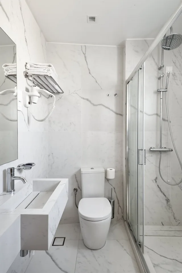 غرفة بسريرين منفصلين، Athos Hotel 5/7