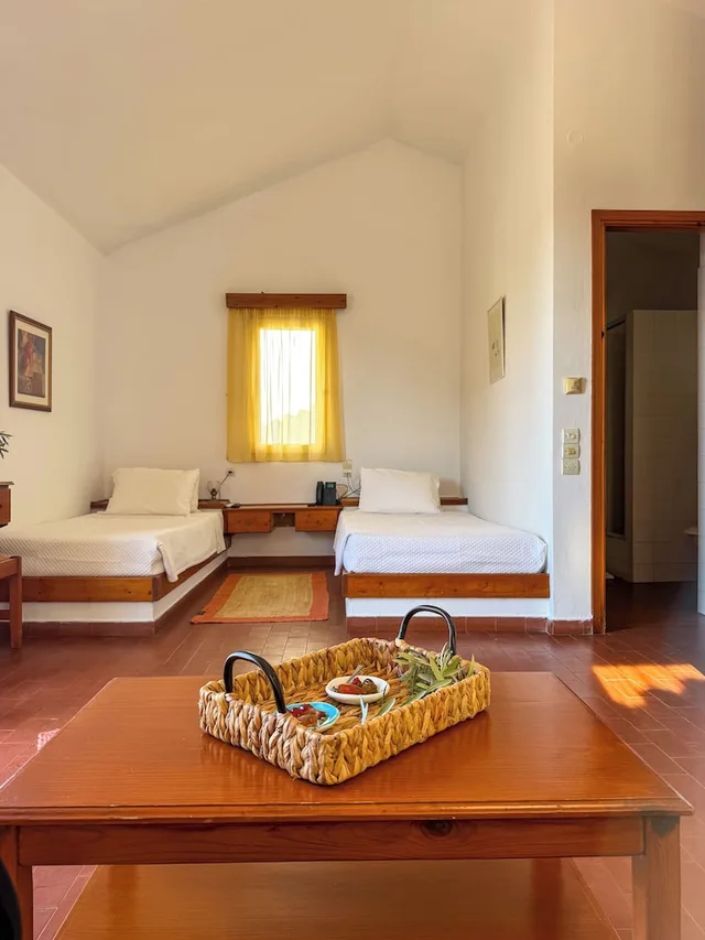 بنغل سوبيريور بسريرين منفصلين بإطلالة على البحر مع أريكة، Hotel Delfinia 4/7
