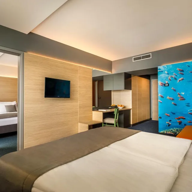 غرفة سوبيريور عائلية بإطلالة على البحر بشرفة، Hotel Icici 6/8