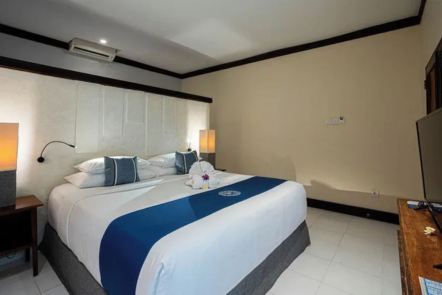 غرفة ديلوكس بسريرين منفصلين بإطلالة على الحديقة، Rama Residence Petitenget Hotel 2/10