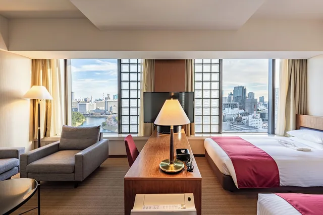 Deluxe, Twin Beds, Palace Side, Top Floor، Grand Arc Hanzomon 6/10