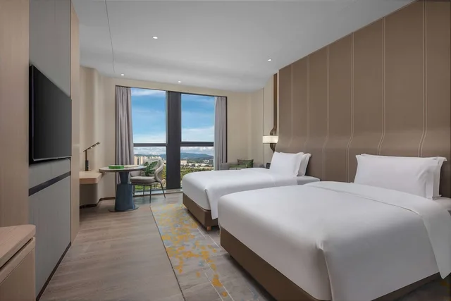 غرفة ديلوكس بسريرين منفصلين، Wyndham Garden Chuxiong Downtown 1/1