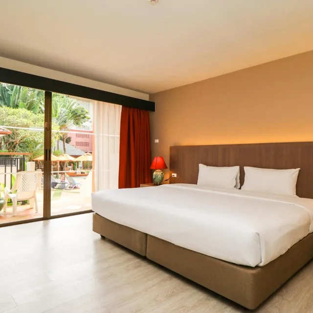غرفة ديلوكس بسرير مزدوج أو سريرين منفصلين بشرفة، Kata Sea Breeze Resort 9/10