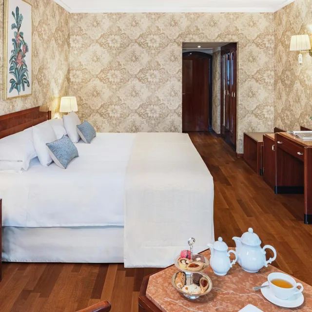 غرفة ديلوكس بسرير كينج، Starhotels Du Parc 3/9