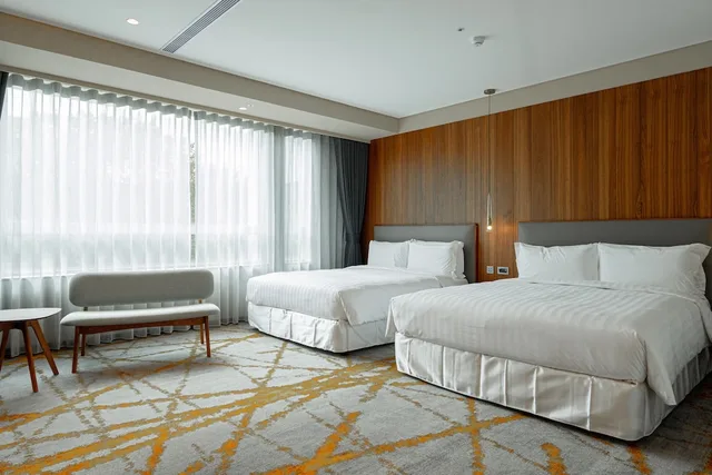 Deluxe, 2 Queen Beds, City View, Terrace, Home Hotel Xin Yi Branch 3/7