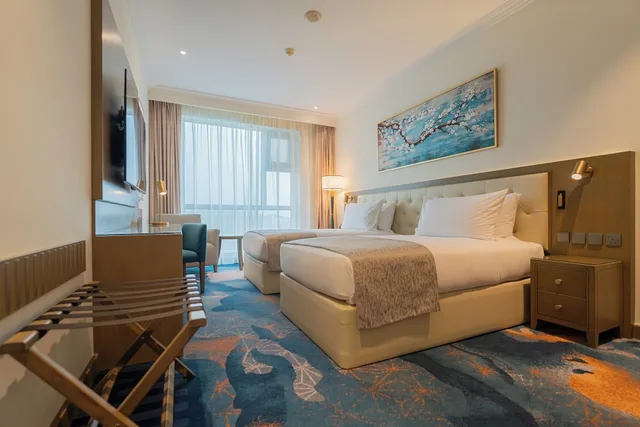 Classic, Twin Beds, Partial Haram View، موڤنبيك برج هاجر مكة(Movenpick Hotel & Residence Hajar Tower Makkah) 10/10