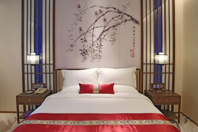 غرفة بريميير بسرير مزدوج، Guangdong Yingbin Hotel 2/2