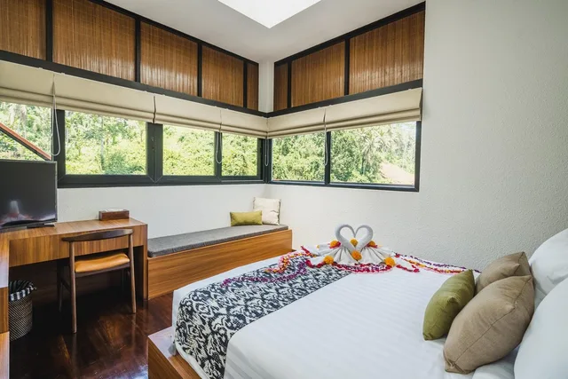 فيلا بسريرين كوين بإطلالة على النهر، Zenubud Villa 2/2