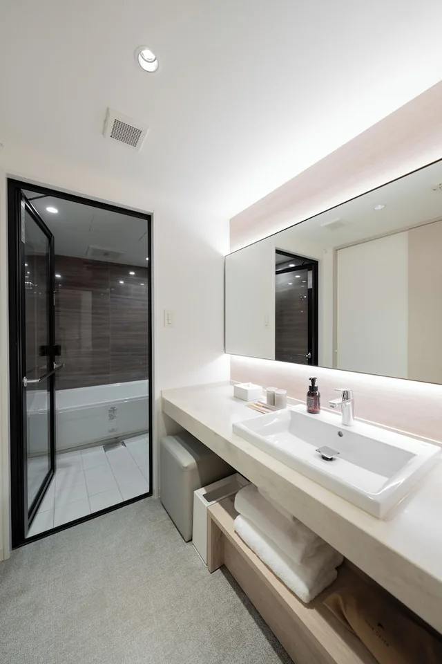 غرفة سوبيريور بسريرين مزدوجين، Hotel The Leben Osaka 6/6