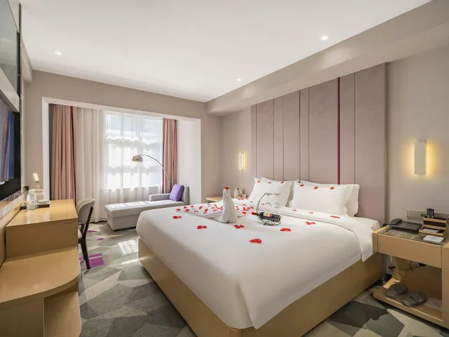 غرفة بزنس بسريرين منفصلين، Lavande Hotel (Beijing Zhongguancun Renmin University Of China Metro Station) 1/1