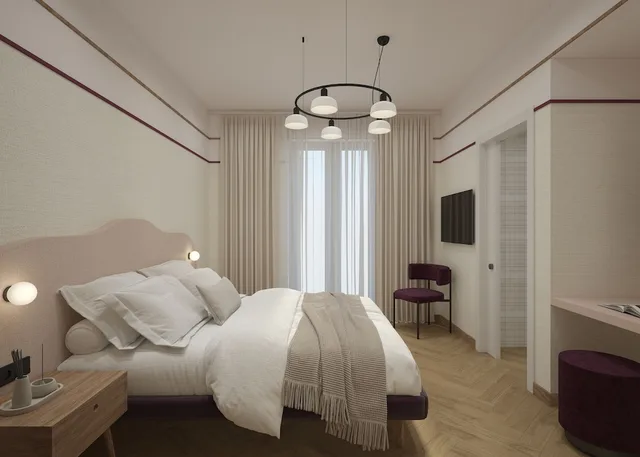 غرفة كومفورت بسريرين منفصلين، Hotel Taormina 2/4