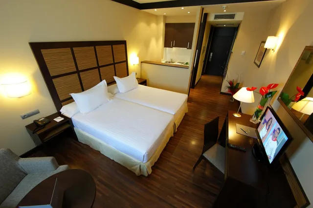 استوديو بسرير كينج بشرفة، Aparthotel Attica 21 Valles 1/8