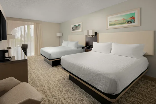 غرفة بسريرين كوين، Fairfield Inn And Suites Palm Beach 1/3