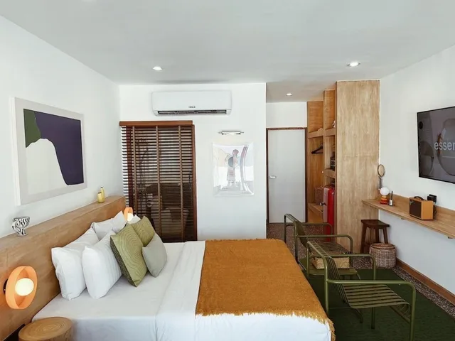 غرفة بسرير مزدوج بإطلالة على البحر، Rimtalay Resort Koh Larn 1/6