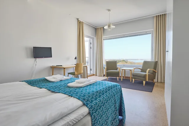 City, Studio, Suite, Queen Bed, Balcony، Töölö Towers 1/3