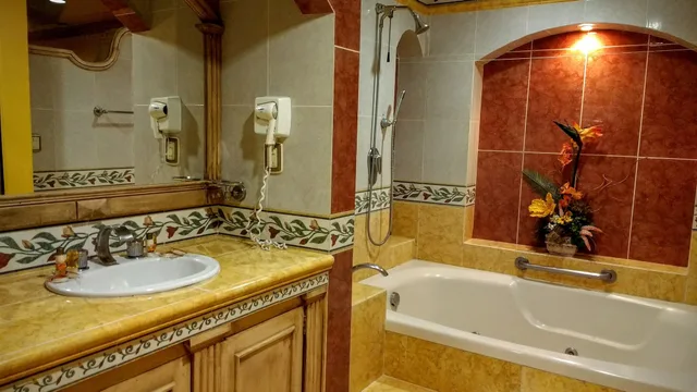 جناح ديلوكس بسرير كينج، Hotel Suites Flamboyanes by Kavia 2/2