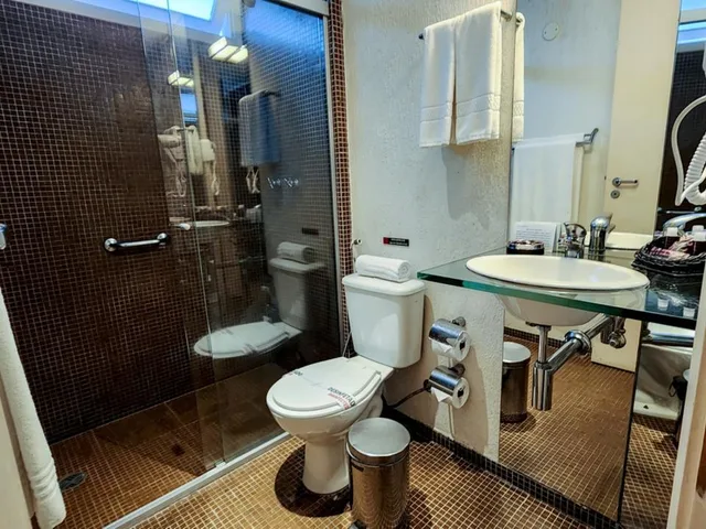 غرفة ديلوكس بسرير مزدوج، Ferraretto Guaruja Hotel And Spa 9/9