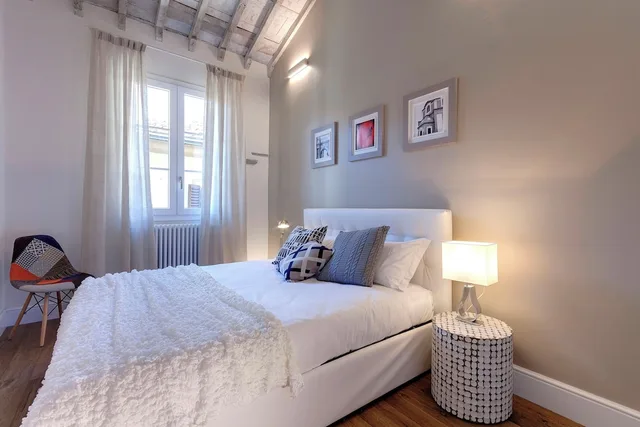 شقة بسريرين كوين بغرفتي نوم مع أريكة، Mamo Florence - Bargello Apartment 4/10