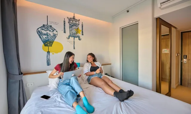 غرفة سوبيريور بسرير كينج وسرير كوين، LUB D PHUKET PATONG 1/1