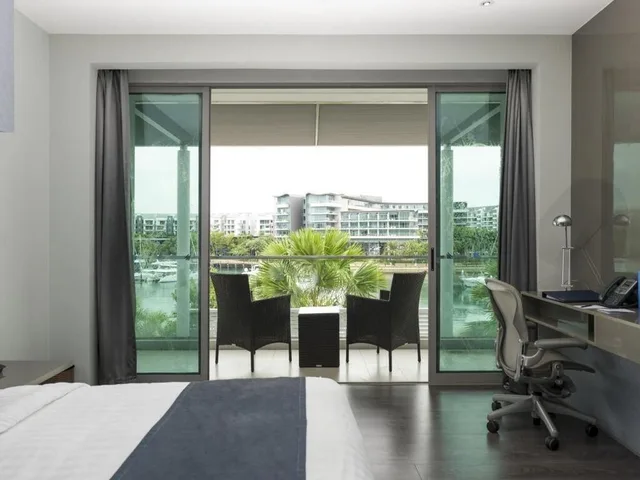 غرفة عائلية بسرير بطابقين وسرير كوين، One 15 Marina Club 4/8