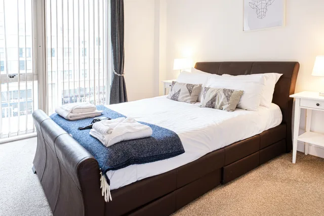 شقة سوبيريور بسريرين مزدوجين بغرفتي نوم، City Stay Apartments - The Hub Mk 1/8