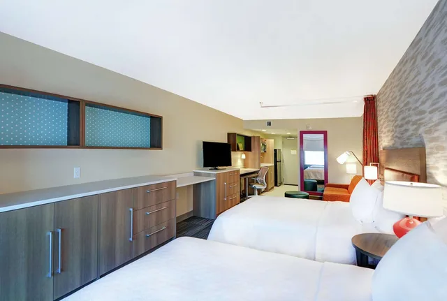 جناح استوديو بسريرين كوين لذوي الإعاقة، Home2 Suites By Hilton Clarksville In 1/3