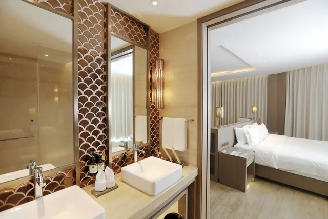 غرفة بسرير كينج بإطلالة على البحر، Mangrove Tree Resort World (Coral Tower) 9/9
