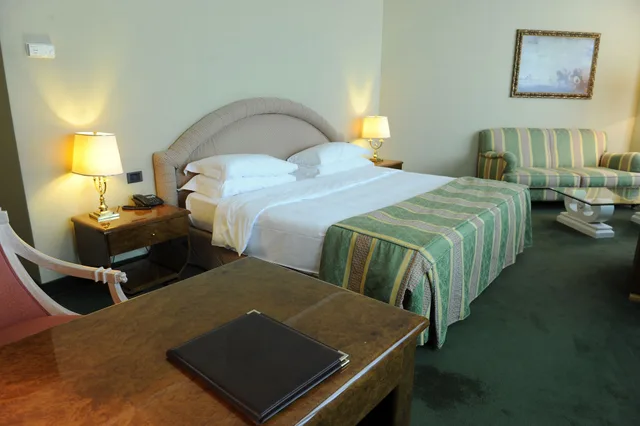 جناح ديلوكس بسرير كينج بحوض استحمام، Tower Genova Airport Hotel & Conference Center 3/9