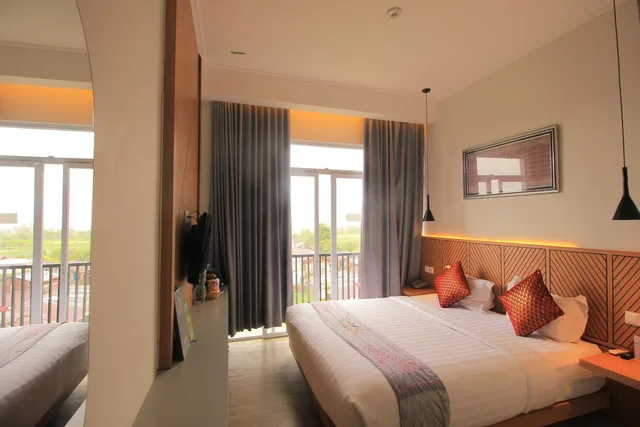 غرفة ديلوكس بسرير مزدوج بشرفة، Muara Bukit Tinggi 5/7
