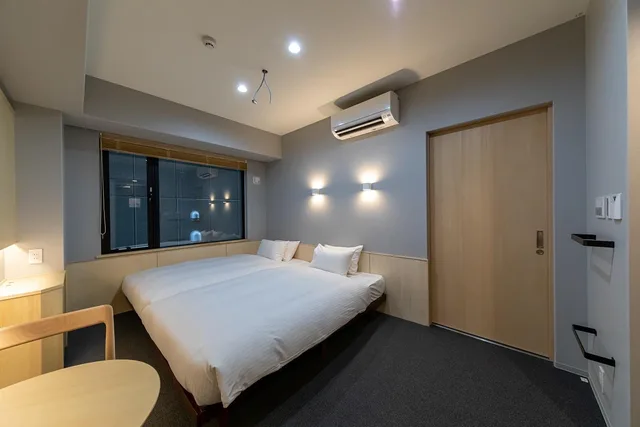 جناح بسريرين منفصلين لذوي الإعاقة، hotel Amanek Kyoto Kawaramachi Gojo 1/1