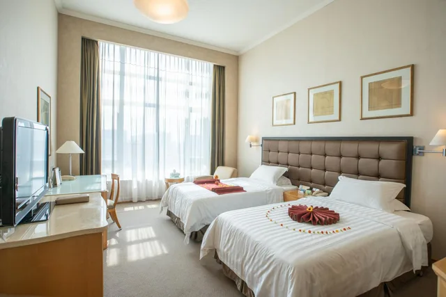 غرفة تنفيذية بسريرين منفصلين، Shantou Junhua Haiyi Hotel 5/9