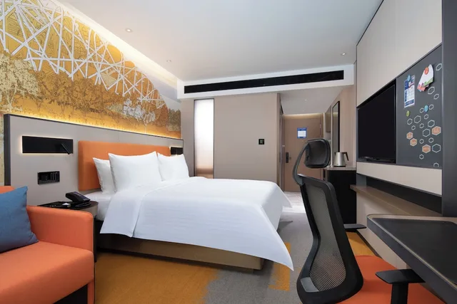 غرفة سوبيريور بسرير كوين، Hampton by Hilton Beijing Dahongmen 2/4