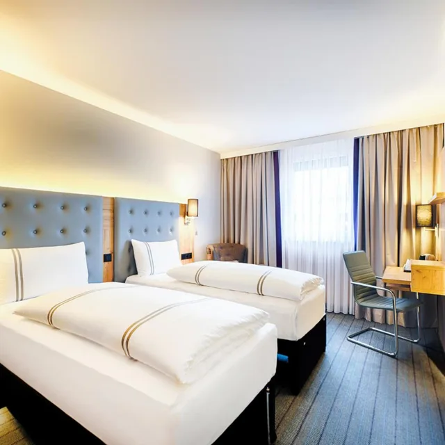 غرفة قياسية بسرير مزدوج أو سريرين منفصلين، Premier Inn Lindau Hotel 2/7