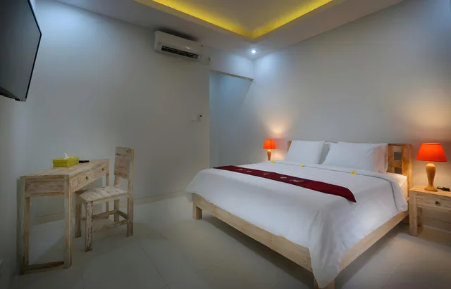 غرفة ديلوكس بإطلالة على المسبح، Avisara Villa and Guest House 1/2