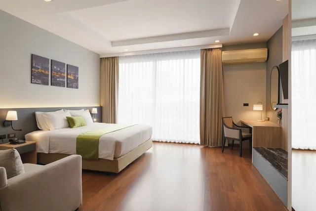 غرفة متصلة ديلوكس بسرير مزدوج، iCheck inn Residence Sukhumvit 2 2/9