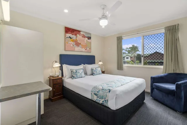 شقة بسريرين كوين وسريرين منفصلين بغرفتي نوم بمطبخ صغير، Caboolture Central Motor Inn 2/3