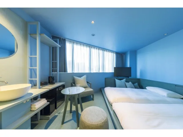 Light Blue, Standard, Twin Beds، Toggle Hotel Suidobashi TOKYO 2/2