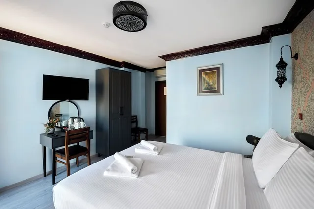 غرفة ديلوكس بسرير مزدوج بإطلالة على البحر، Mytra Hotel 4/10