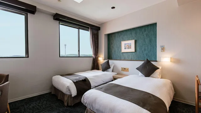 Semi Room, Standard, 2 Semi Double Beds, Private Bathroom, North Side، Kamenoi Hotel Chitamihama 1/2