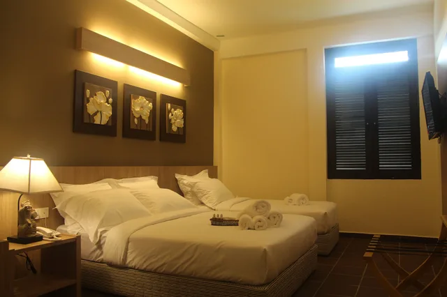 غرفة ديلوكس ثلاثية بسرير كوين وسرير فردي، Fomecs Boutique Hotel 2/4