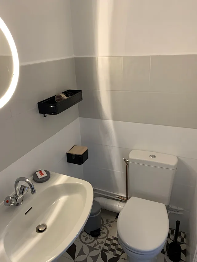 غرفة مفردة بسرير فردي، Hôtel De La Paix 4/5