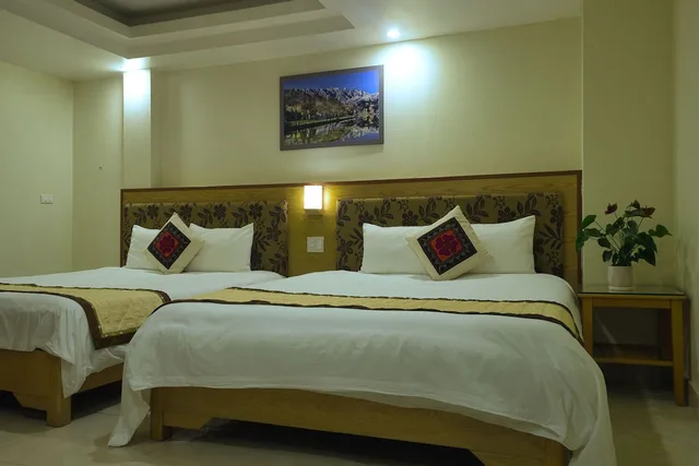 غرفة ديلوكس بسريرين كوين، Sapa Snow Hotel 1/10