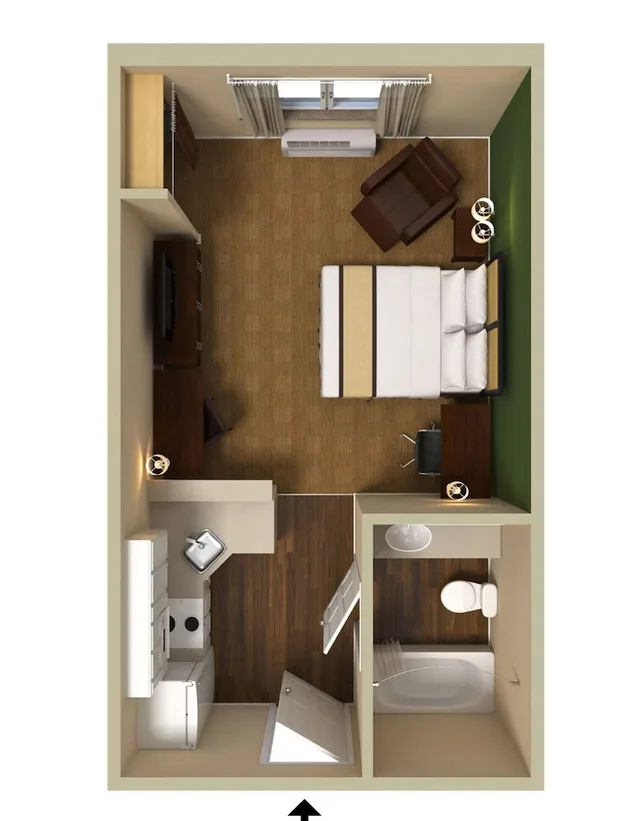 استوديو بسرير كينج، Extended Stay America - Portland - Vancouver 5/5