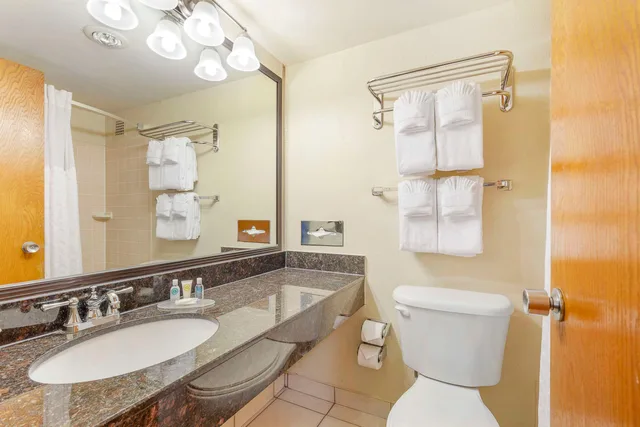 غرفة بسرير مزدوج، Comfort Inn University Center Fairfax VA 6/6
